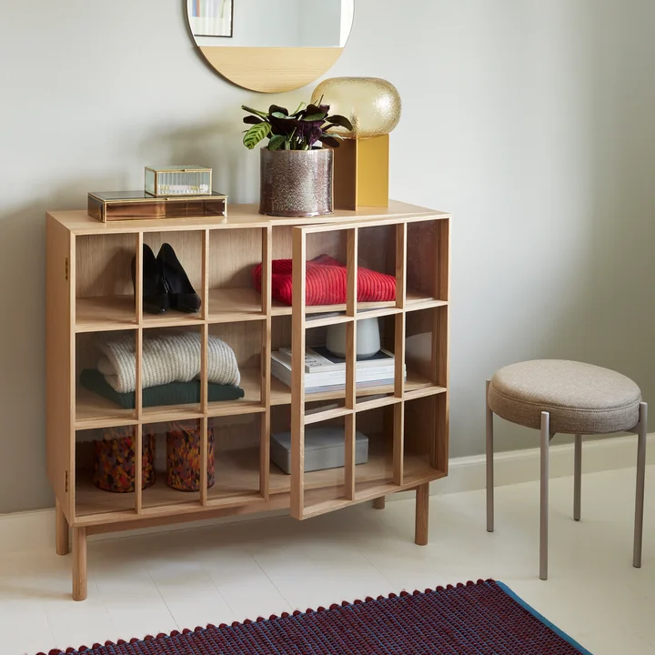 Shoji kast van Hübsch Interior in de natuurlijke eiken afwerking