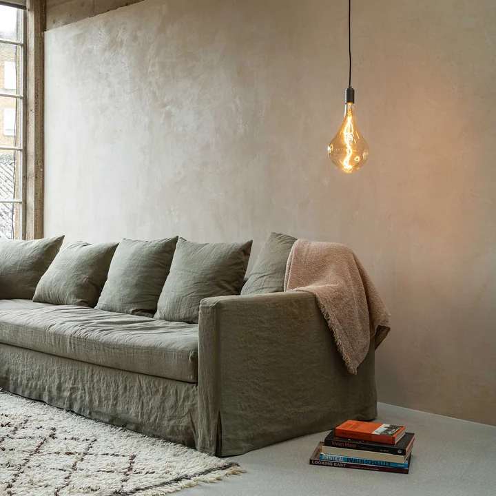 Tala - Voronoi III LED-lamp E27 5W, Ø 20 cm, transparant grijs