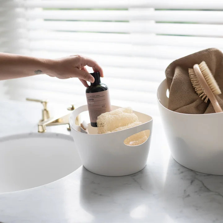 Bottichelli Utensilo S, gerecycled wit van Koziol