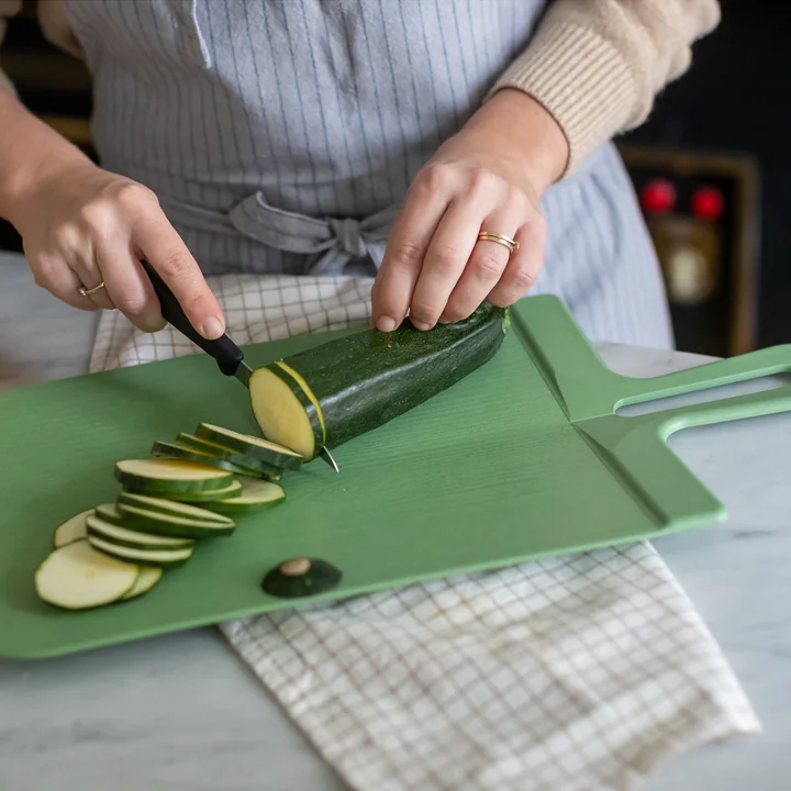Snap Snijplank S, nature leaf green van Koziol
