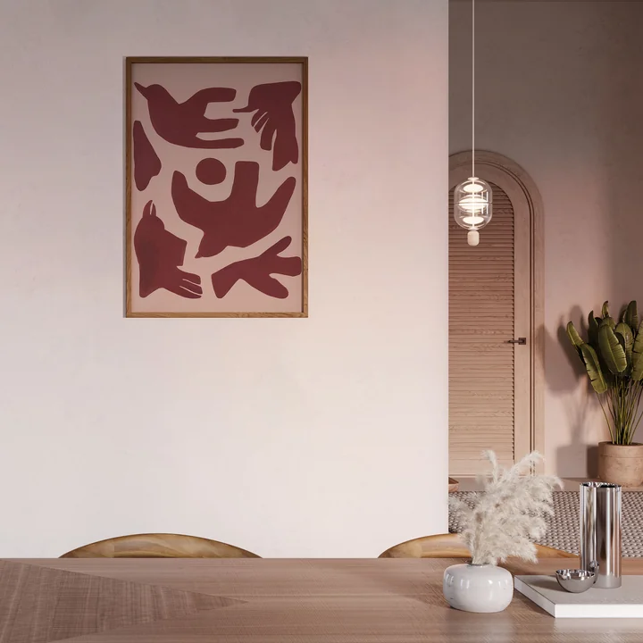 Flying High Poster van Paper Collective