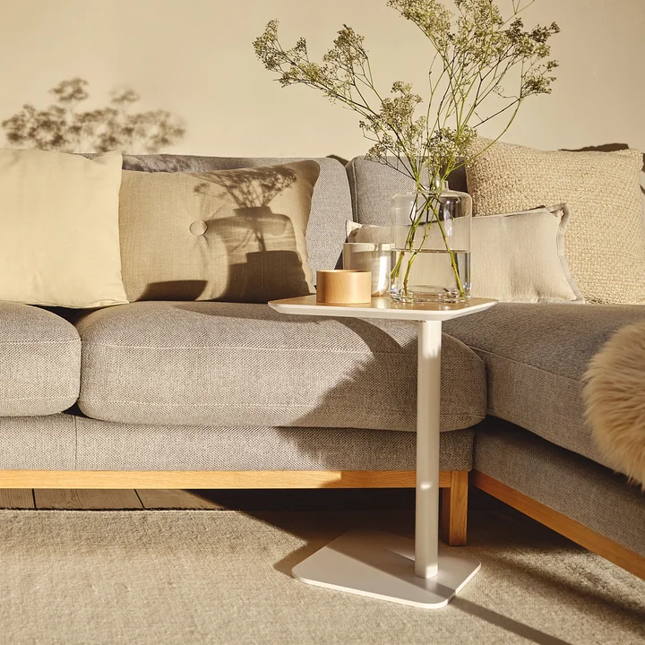 Rina bijzettafel van Collection in de uitvoering wit