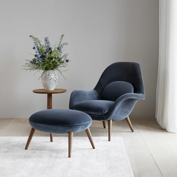 Swoon Fauteuil, geolied eikenhout / Hallingdal (116) by Fredericia