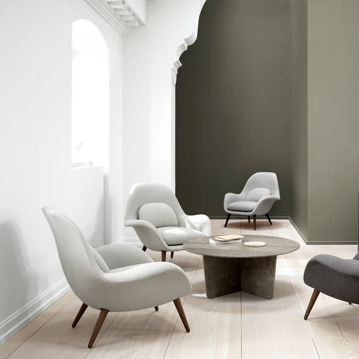 Swoon Fauteuil, geolied eikenhout / Hallingdal (116) by Fredericia