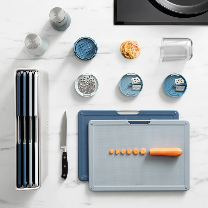 Joseph Joseph - Folio Snijplanken, groot, (4-delig), hemel