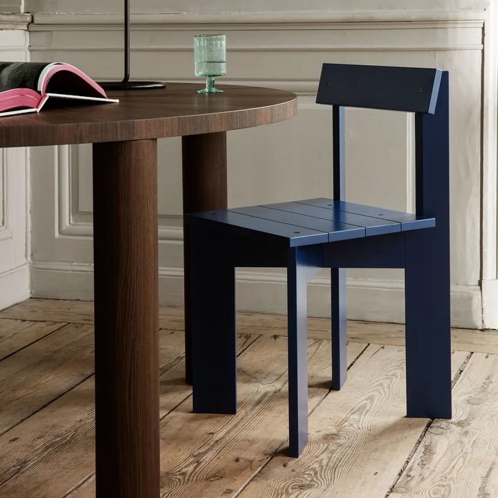 Ark Stoel, blauw by Ferm Living
