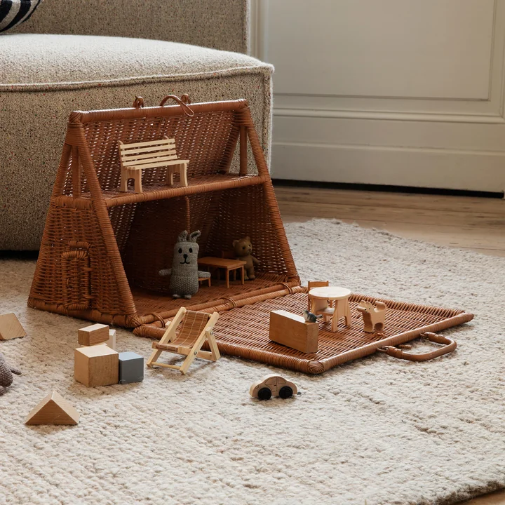 Braided Speelhuisje, natuur by Ferm Living