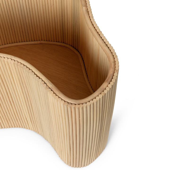Isola Rotan Opbergtafel, naturel by Ferm Living
