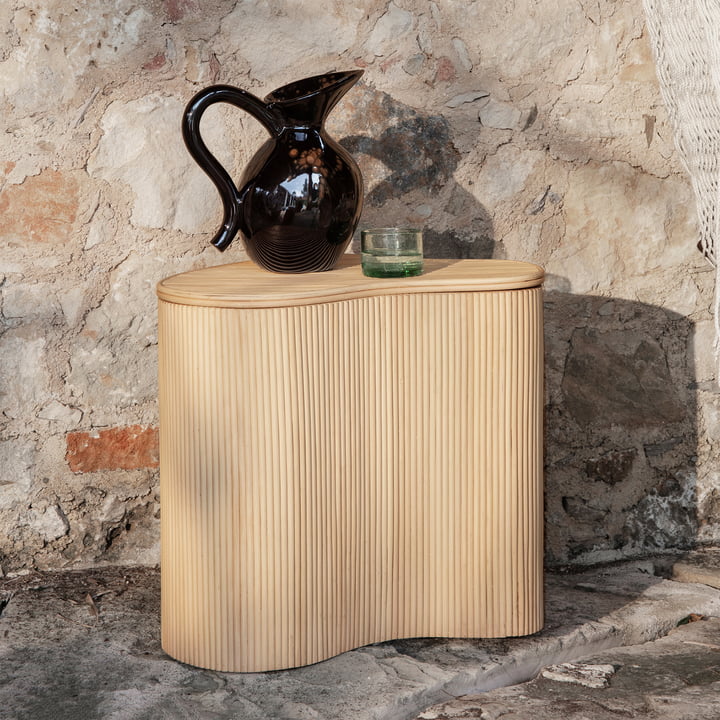 Isola Rotan Opbergtafel, naturel by Ferm Living