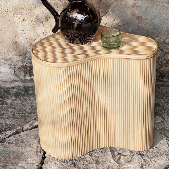 Isola Rotan Opbergtafel, naturel by ferm Living