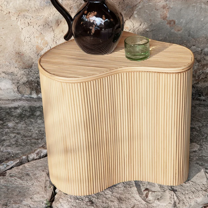 Isola Rotan Opbergtafel, naturel by Ferm Living