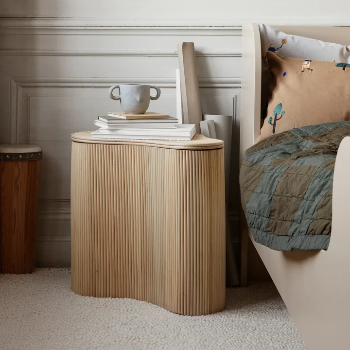 Isola Rotan Opbergtafel, naturel by Ferm Living