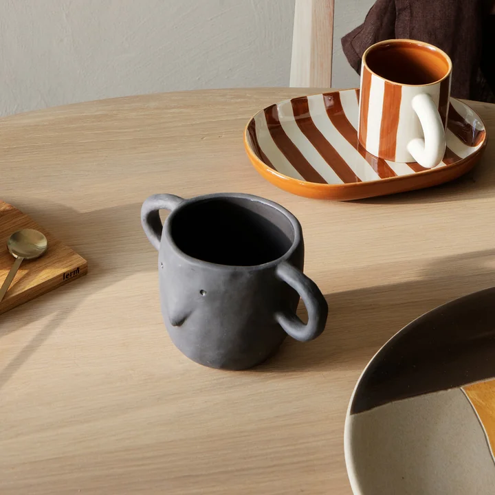 Mus Bloempot, donkergrijs by Ferm Living