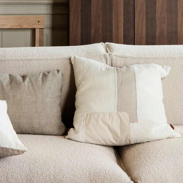 Part Kussen Patchwork, off-white by Ferm Living
