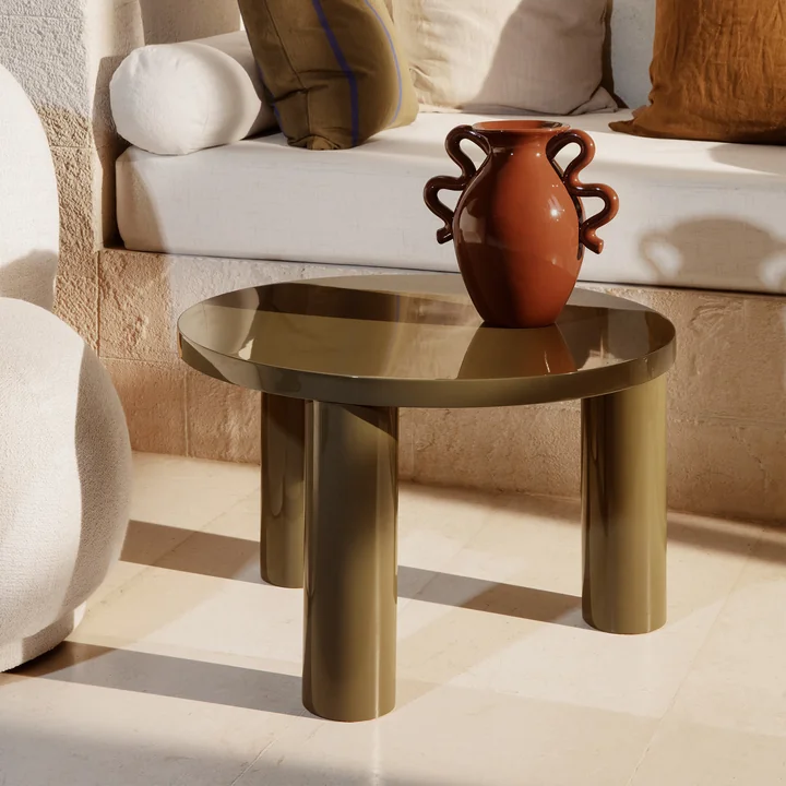 Post Salontafel Ø 65 x H 41 cm, olijf van Ferm Living