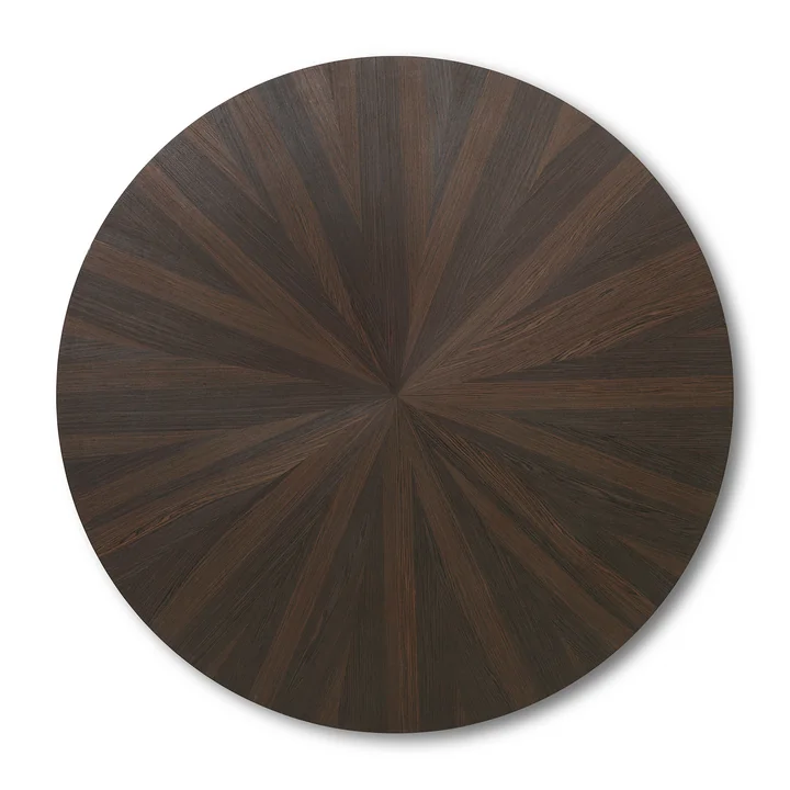 Post Eettafel Ø 150 cm, gerookt eiken van Ferm Living