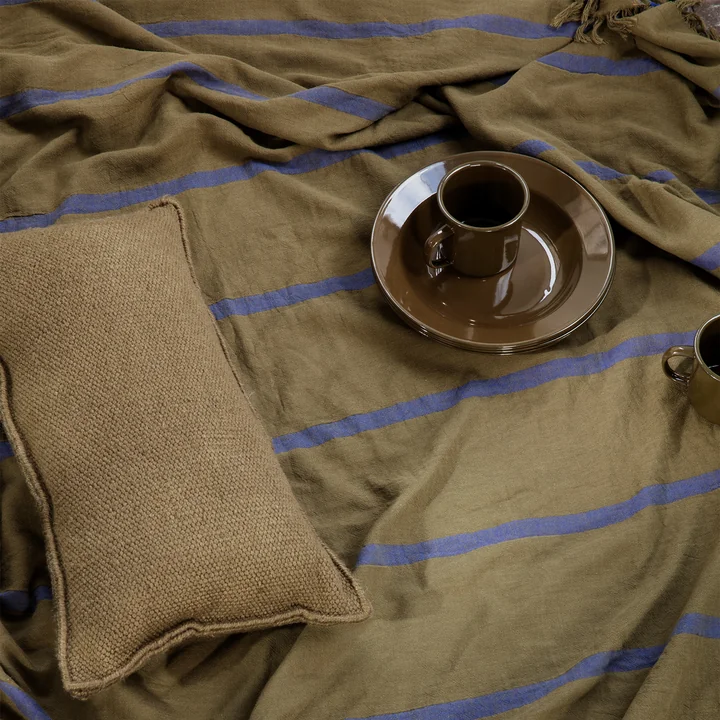 Yard Picknick servies set, olijfgroen by Ferm Living