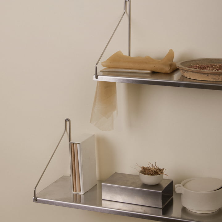 Shelf Wandplank roestvrij staal van Frama