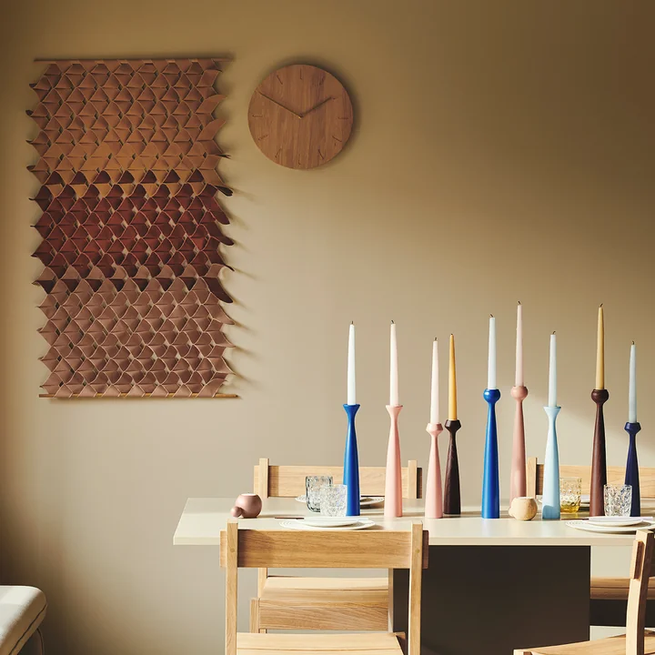 Bloesem kandelaar, Flow wanddecoratie van applicata