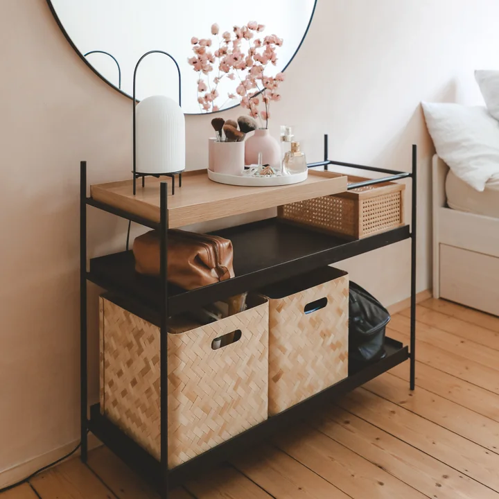 Het label Tray Shelf Woud