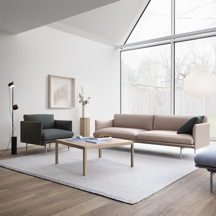 Outline Studio fauteuil en bank van Muuto