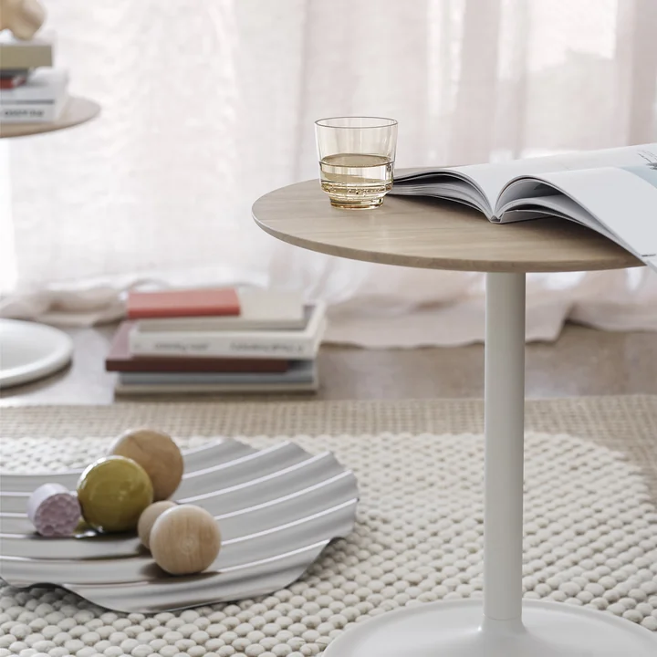 Soft Bijzettafel, eiken / off-white van Muuto