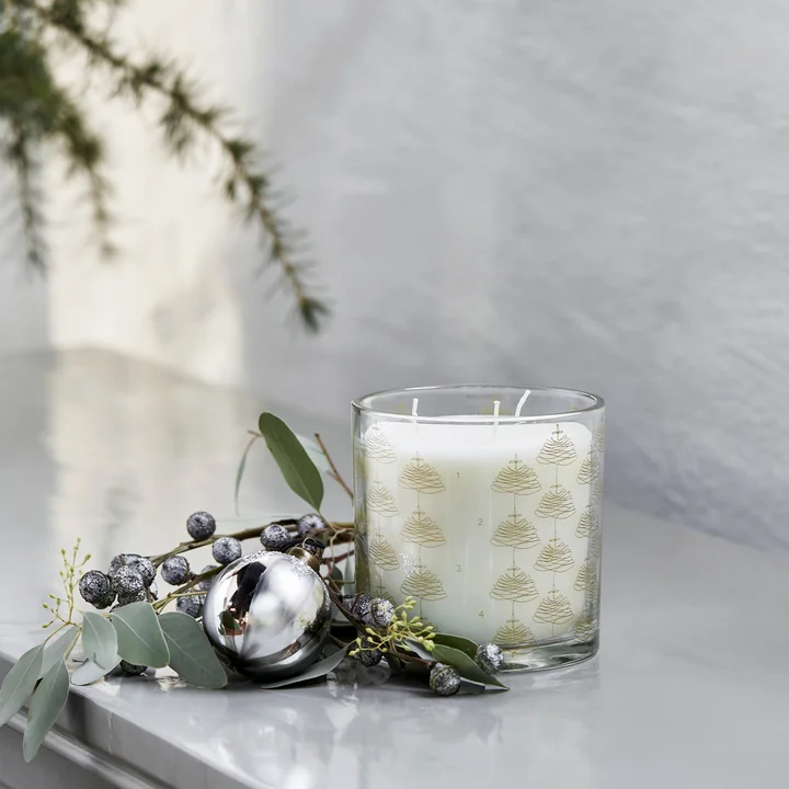 Adventskaars in glas van House Doctor