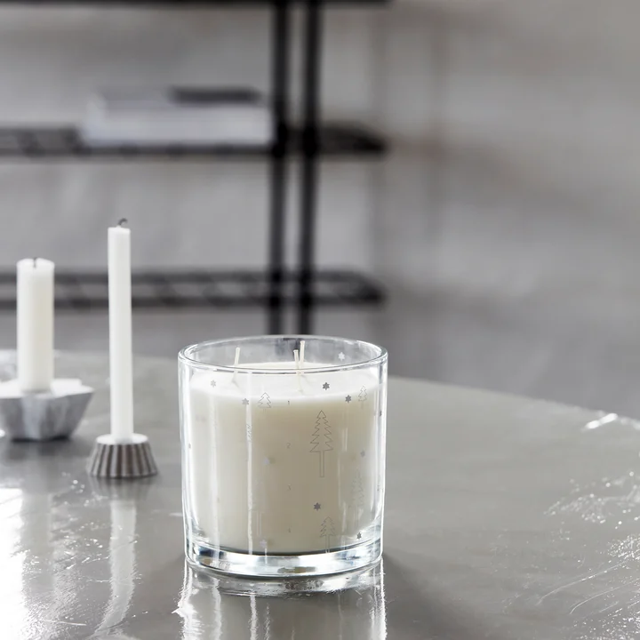 Adventskaars in glas van House Doctor