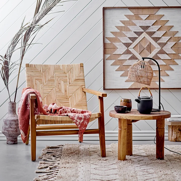 Mills lounge stoel van Bloomingville