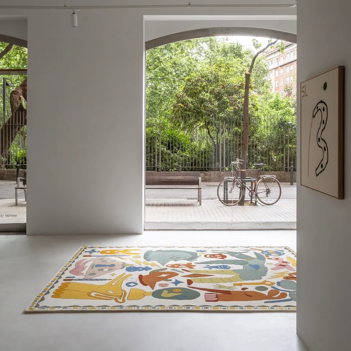 Troupe Wollen tapijt van nanimarquina