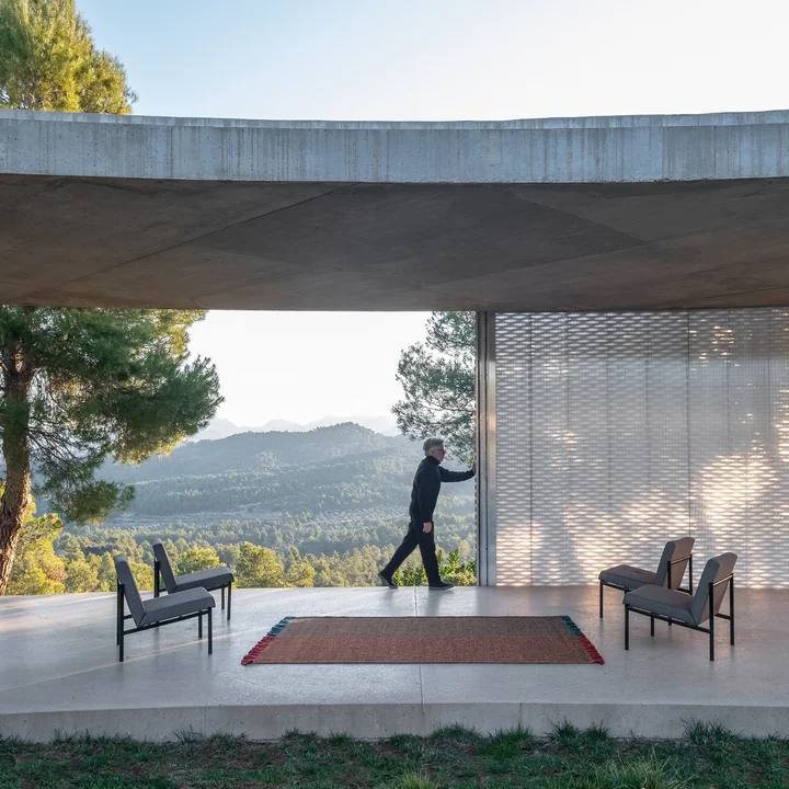 Re-rug Dhurrie wollen tapijt van nanimarquina