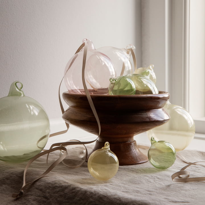 Glass Baubles Kerstballen van ferm Living