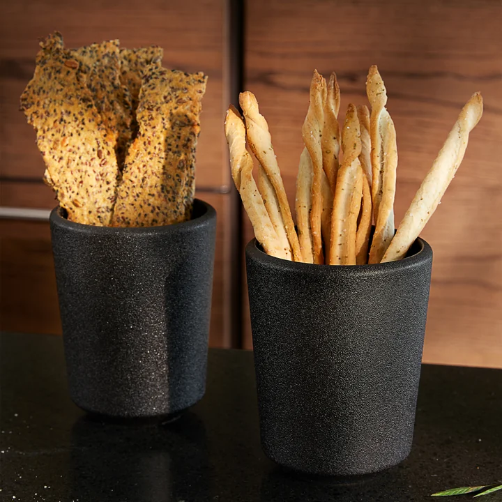 RÅ Utensiliënbakje, H 15,5 cm, zwart by Rosendahl