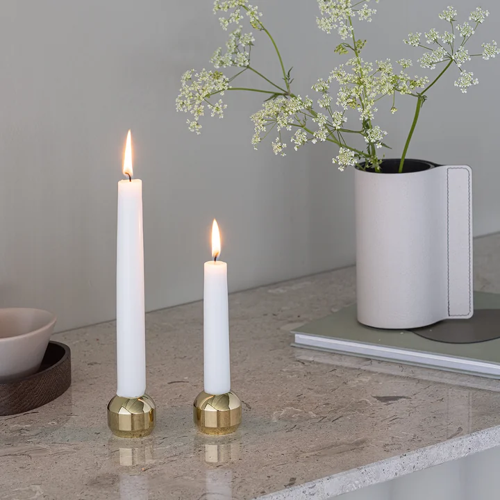 Silhouette Kandelaar van Lind DNA in de vergulde versie