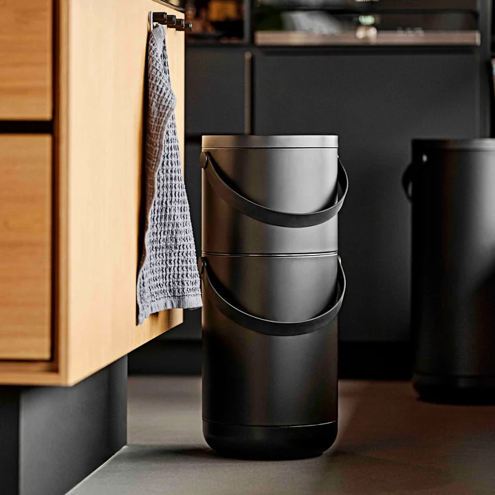 Circular Afvalbak, 22 + 12 l., zwart vanaf Zone Denmark
