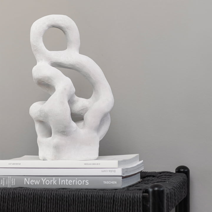 Art Piece Sculptuur van Mette Ditmer in de kleur off-white