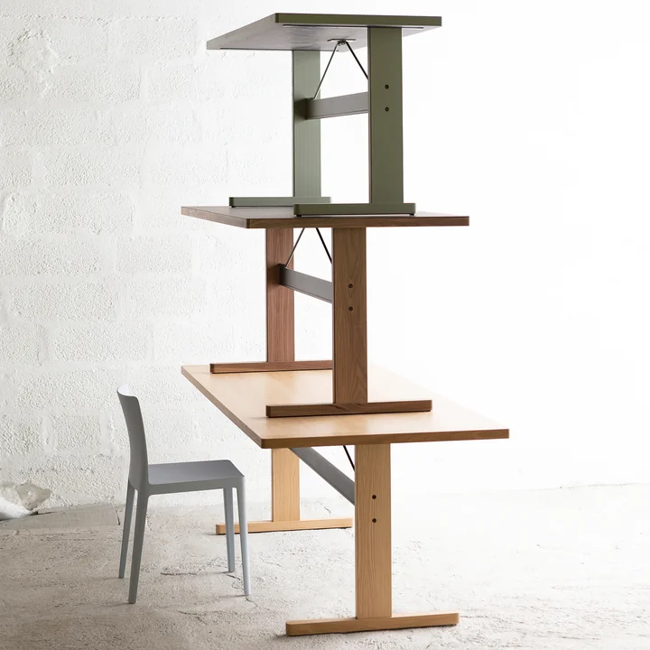 Passerelle Eettafel en bureau van HAY