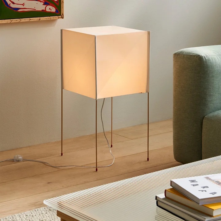 Paper Cube Papieren Staande Lamp van HAY