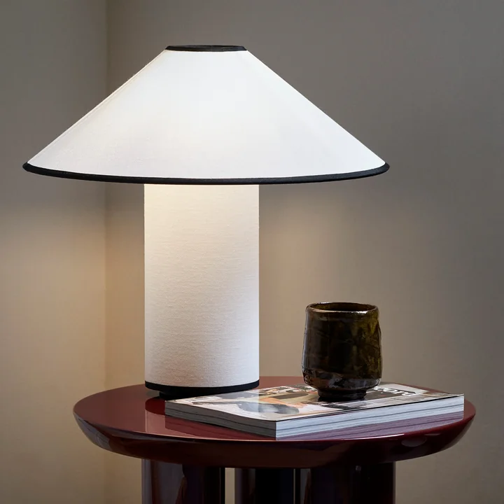 Colette ATD6 Tafellamp, zwart/wit by & Tradition