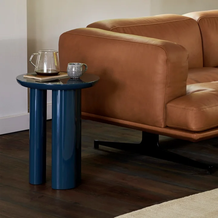 Tung bijzettafel, staalblauw van & Tradition