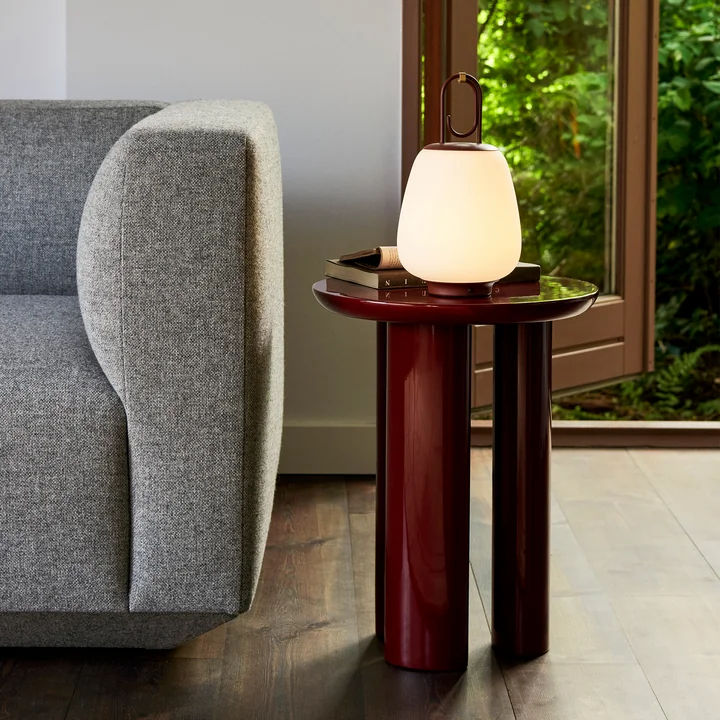 Tung bijzettafel, bordeaux rood van & Tradition