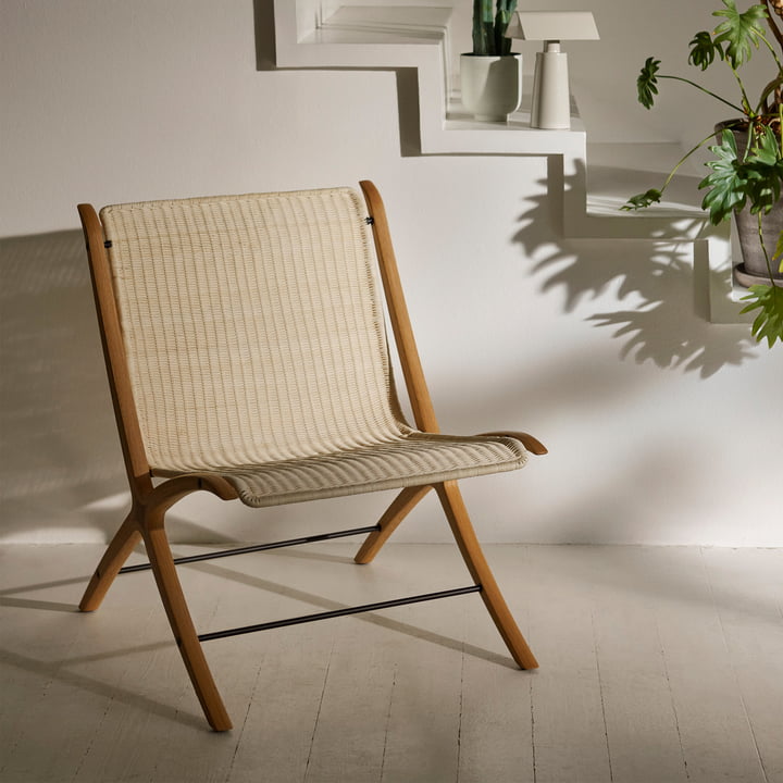 X HM10 Lounge Chair, eiken gelakt van & Tradition