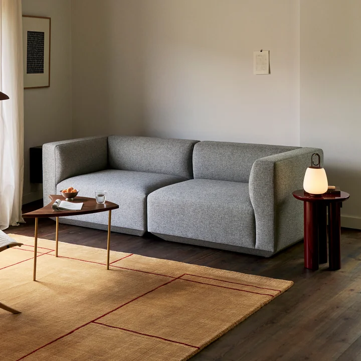 Develius Sofa, configuratie A, grijs (Hallingdal 130) van & Tradition
