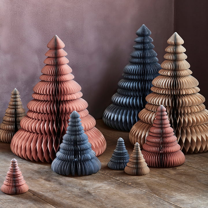 Paper Christmas Tree Decoratie van Broste Copenhagen