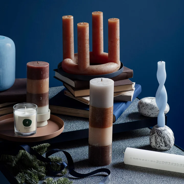 Advent geurkaarsen (set van 4) dun Donna Decoratief bord van Broste Copenhagen