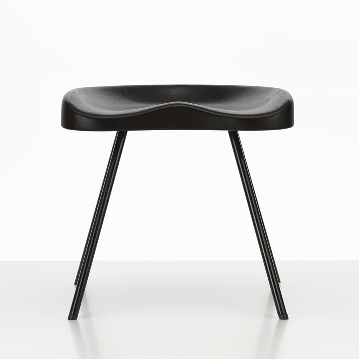 Tabouret 307 Kruk van Vitra in donkere eik