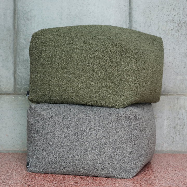 Het label Snug Pouf Hay