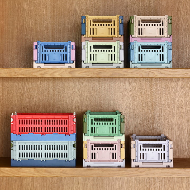 Colour Crate Mand recycled van Hay