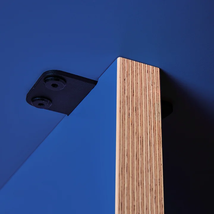 Rechthoekige eettafel, blauw by HKliving