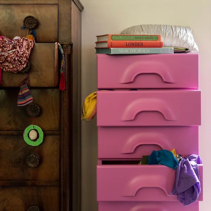 Ladekast, met 8 laden / urban pink van HKliving